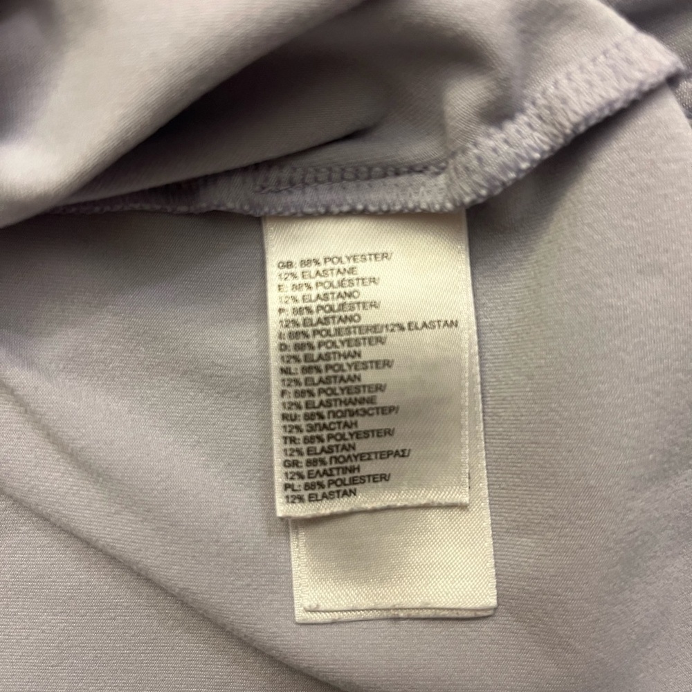 THE NORTH FACE Women's Light Gray Quarter-Zip Top size L - Picture 6 of 6